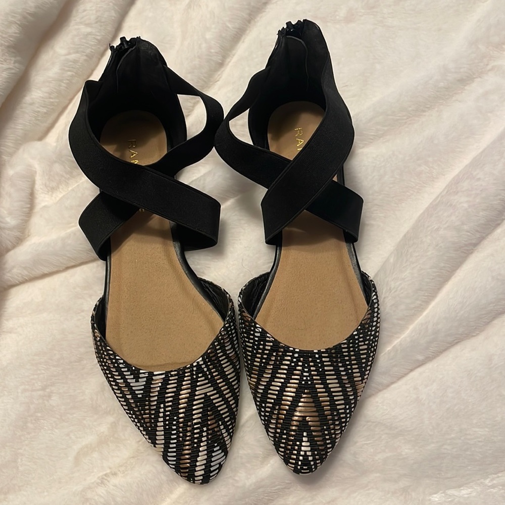 Cute summer Rampage sandals, size 9. NWOT